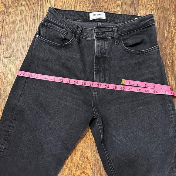 Zara, Re-Worked! Lightly Worn Faded Black Legging Jeans - Size 10 - Picture 5 of 8